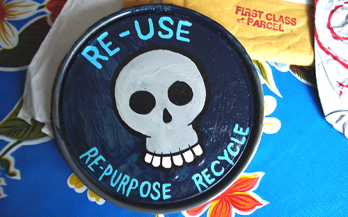 Re-Use Re-Purpose Recycle by Skeleton Krewe